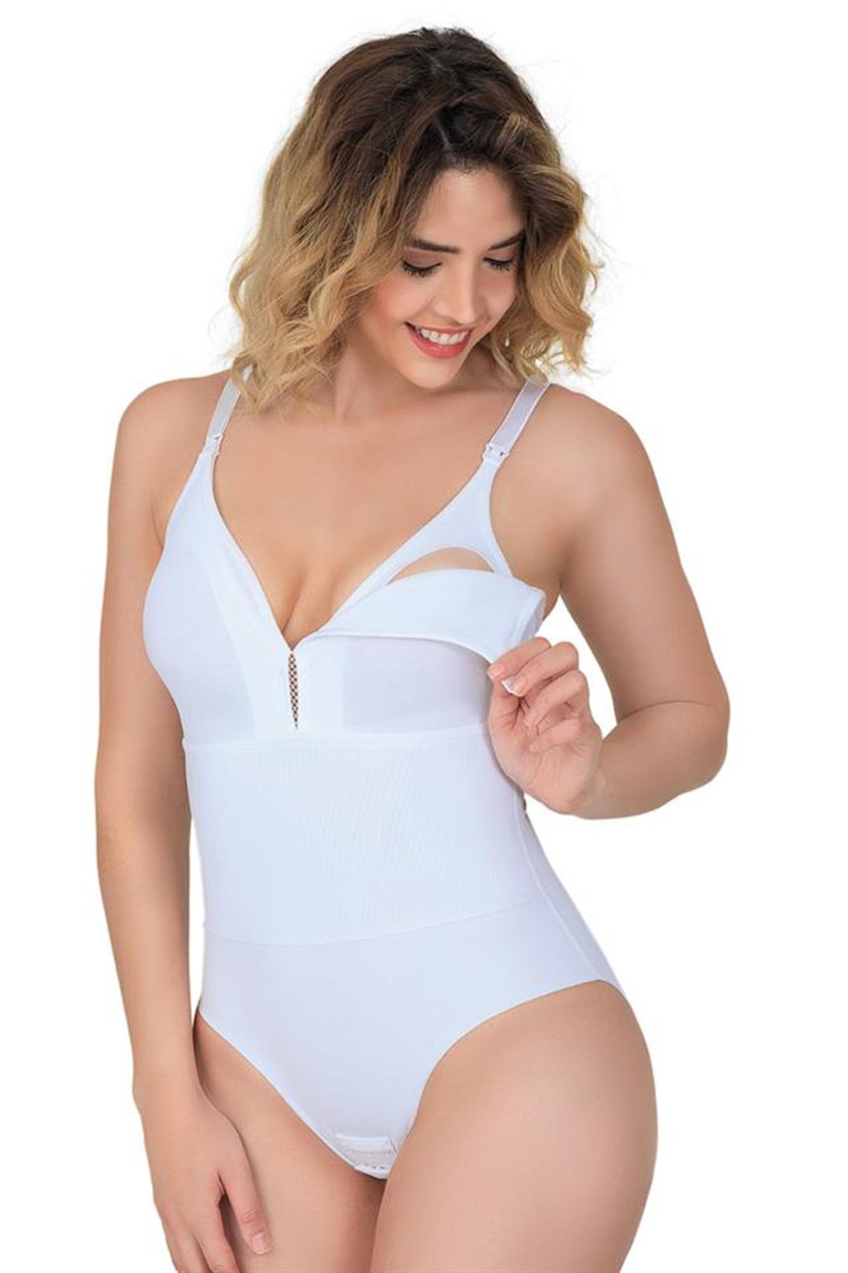 Sırt Destekli Body Korse Emzirme Atleti - 2944